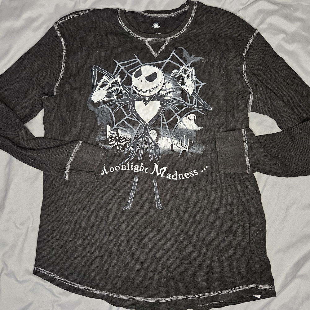 Disney Store Nightmare Before Christmas Moonlight Madness Long Sleeve